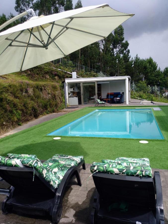 Ferienwohnung Casa Rocha Velha Con Terraza Y Piscina Particular Santiago de Compostela Exterior foto
