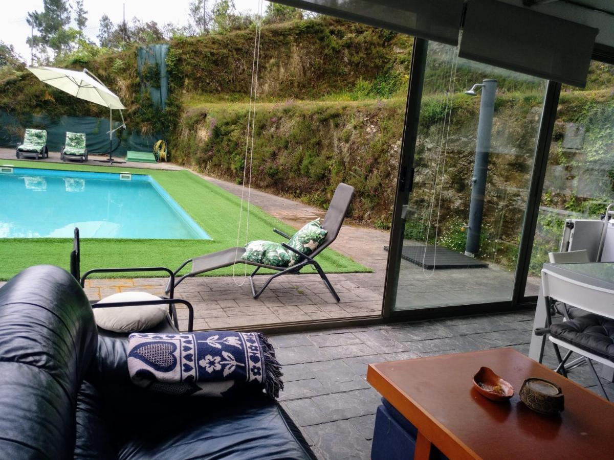Ferienwohnung Casa Rocha Velha Con Terraza Y Piscina Particular Santiago de Compostela Exterior foto