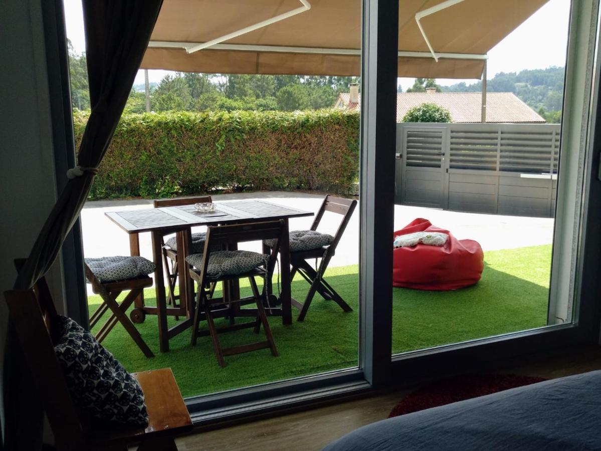 Ferienwohnung Casa Rocha Velha Con Terraza Y Piscina Particular Santiago de Compostela Exterior foto