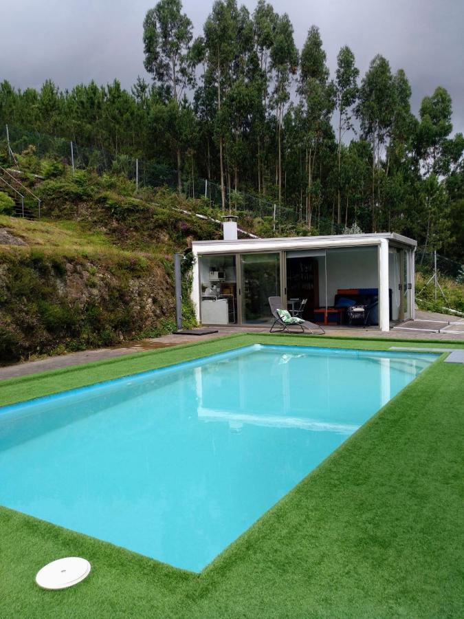 Ferienwohnung Casa Rocha Velha Con Terraza Y Piscina Particular Santiago de Compostela Exterior foto
