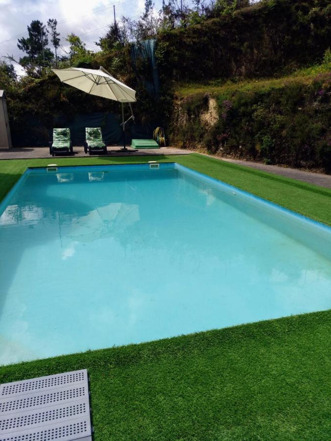 Ferienwohnung Casa Rocha Velha Con Terraza Y Piscina Particular Santiago de Compostela Exterior foto
