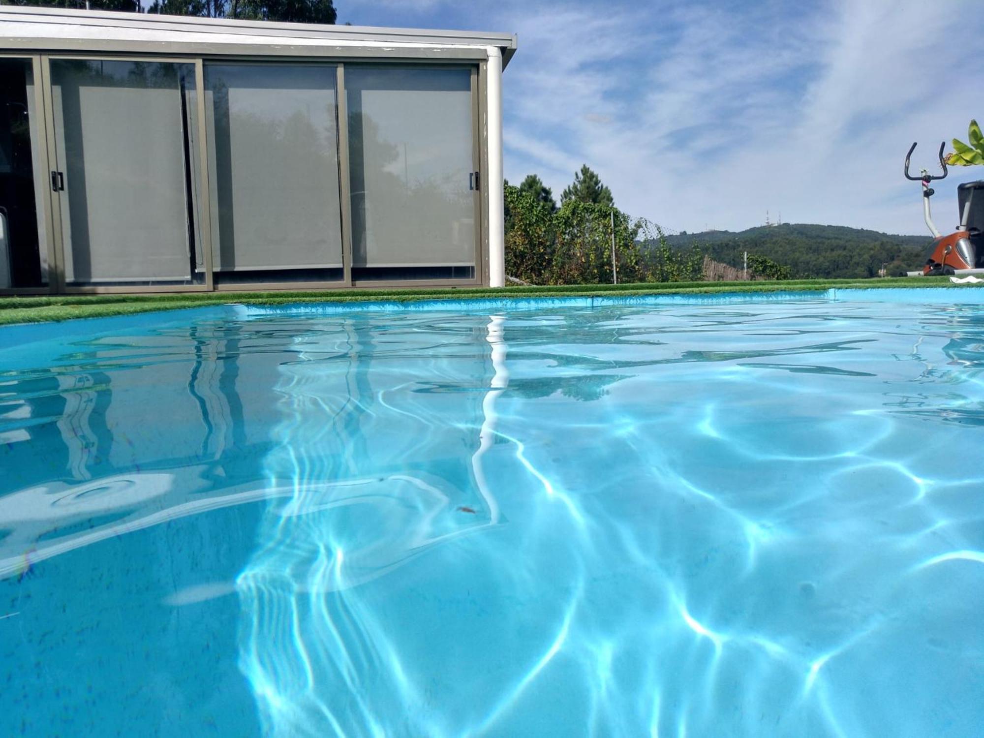 Ferienwohnung Casa Rocha Velha Con Terraza Y Piscina Particular Santiago de Compostela Exterior foto